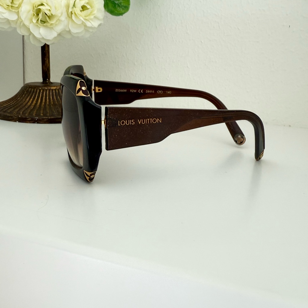Louis Vuitton Black And Brown Women's Glasses